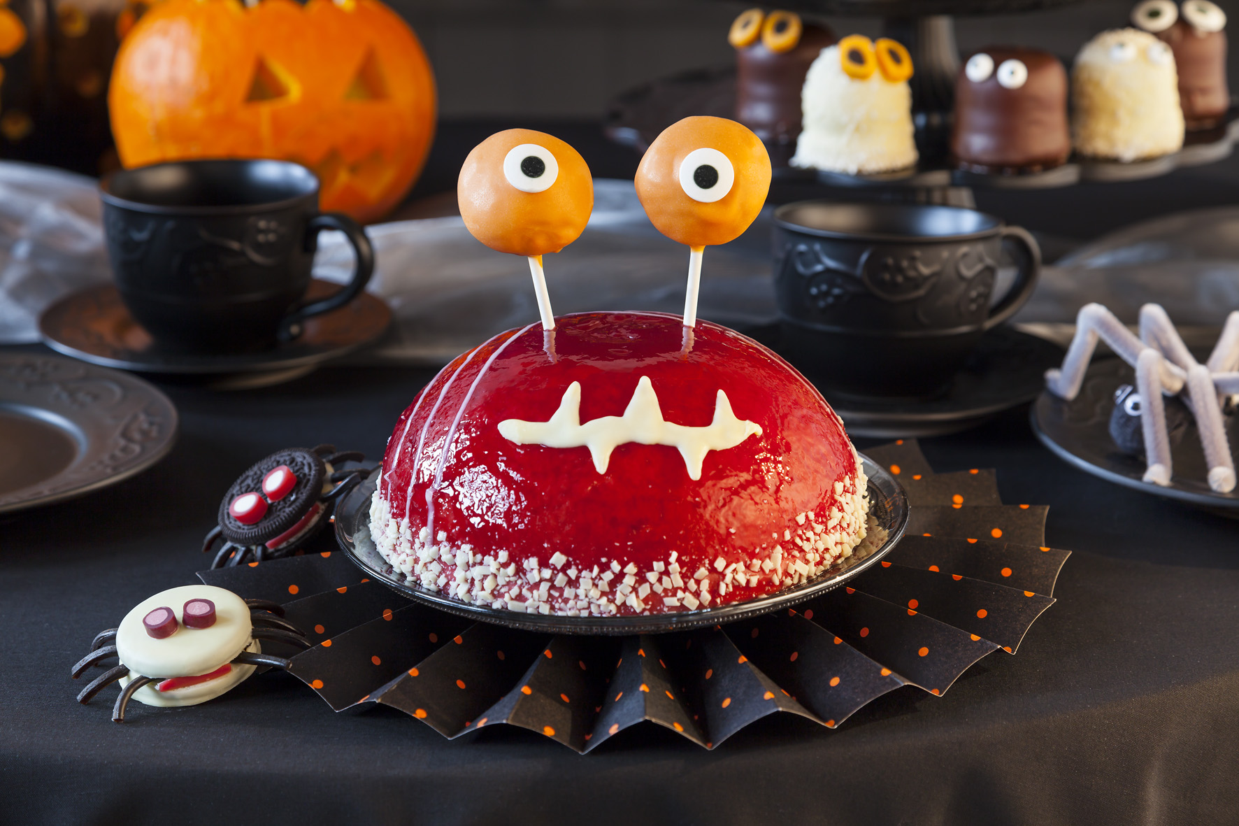 Halloween Kuchen &amp; Halloween Deko fürs Kuchenbuffet: Grusel Snacks