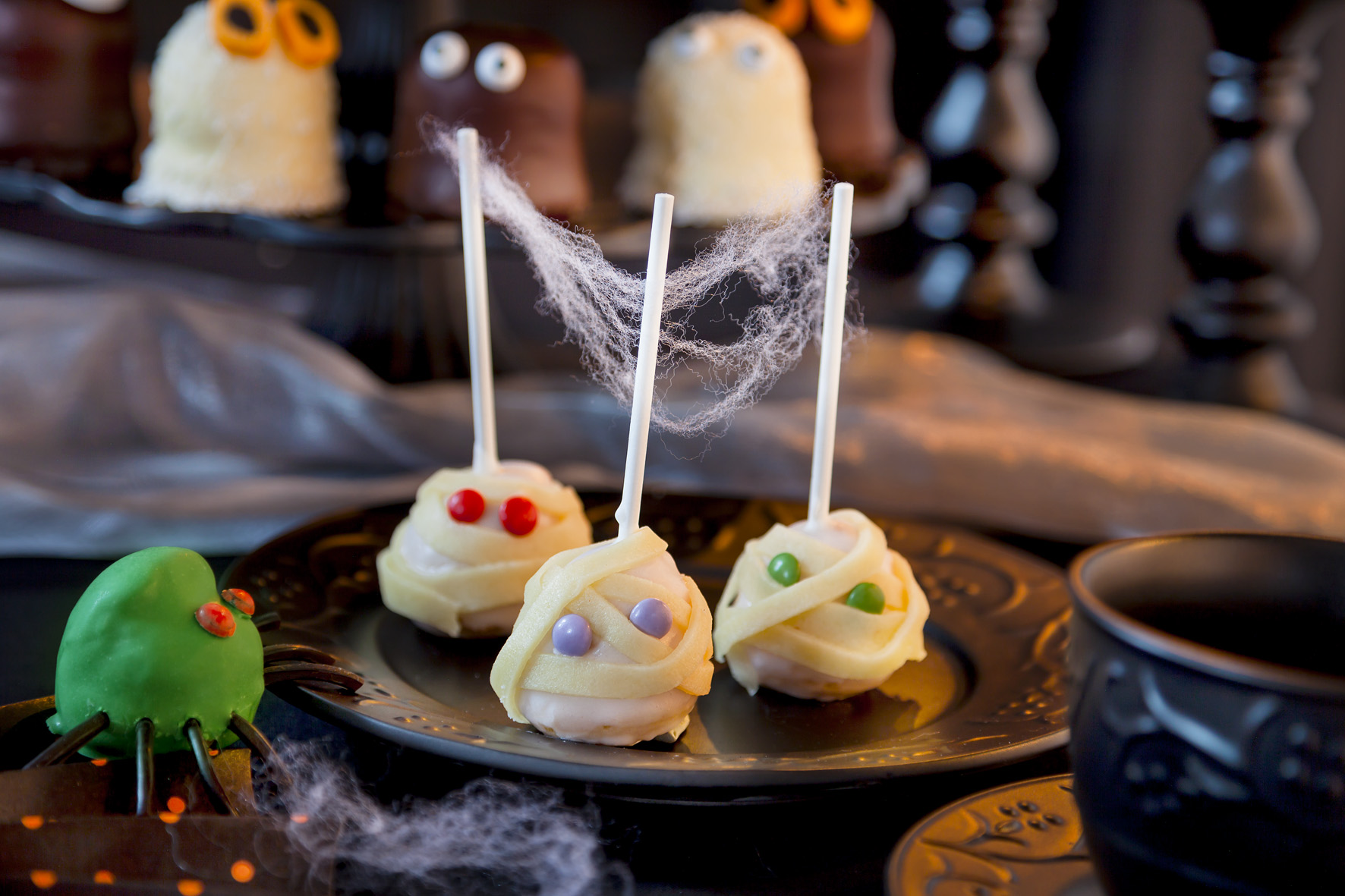 Halloween Kuchen & Halloween Deko fürs Kuchenbuffet: Grusel Snacks