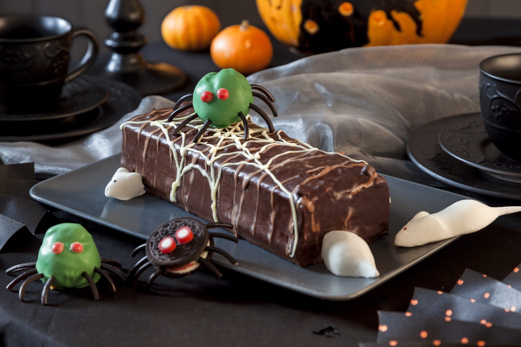 Halloween Kuchen &amp; Halloween Deko fürs Kuchenbuffet: Grusel Snacks