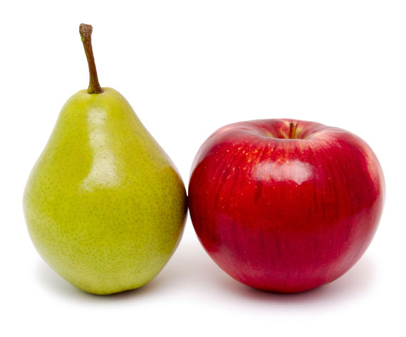 Birne plus Apfel: Hybrid-Food