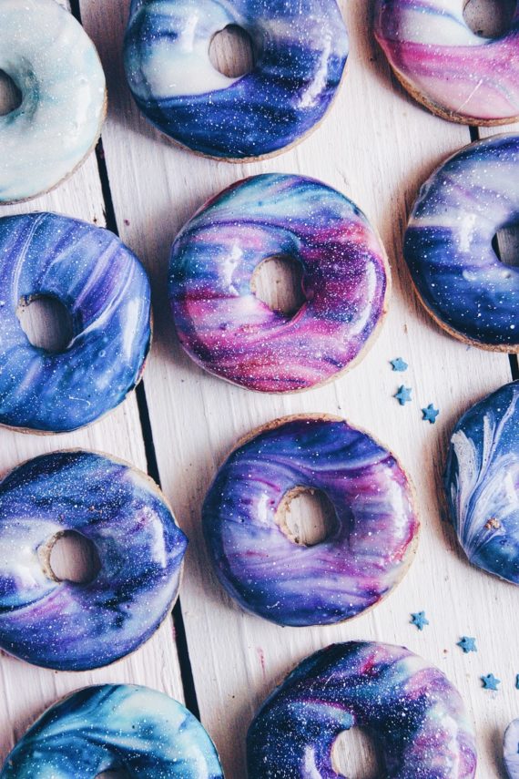 Donuts, colourful, creative