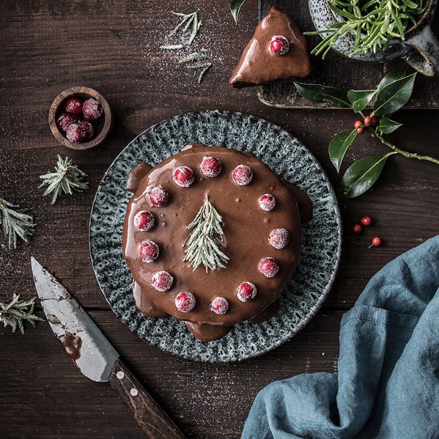 Christmas Chocolate Cake 1