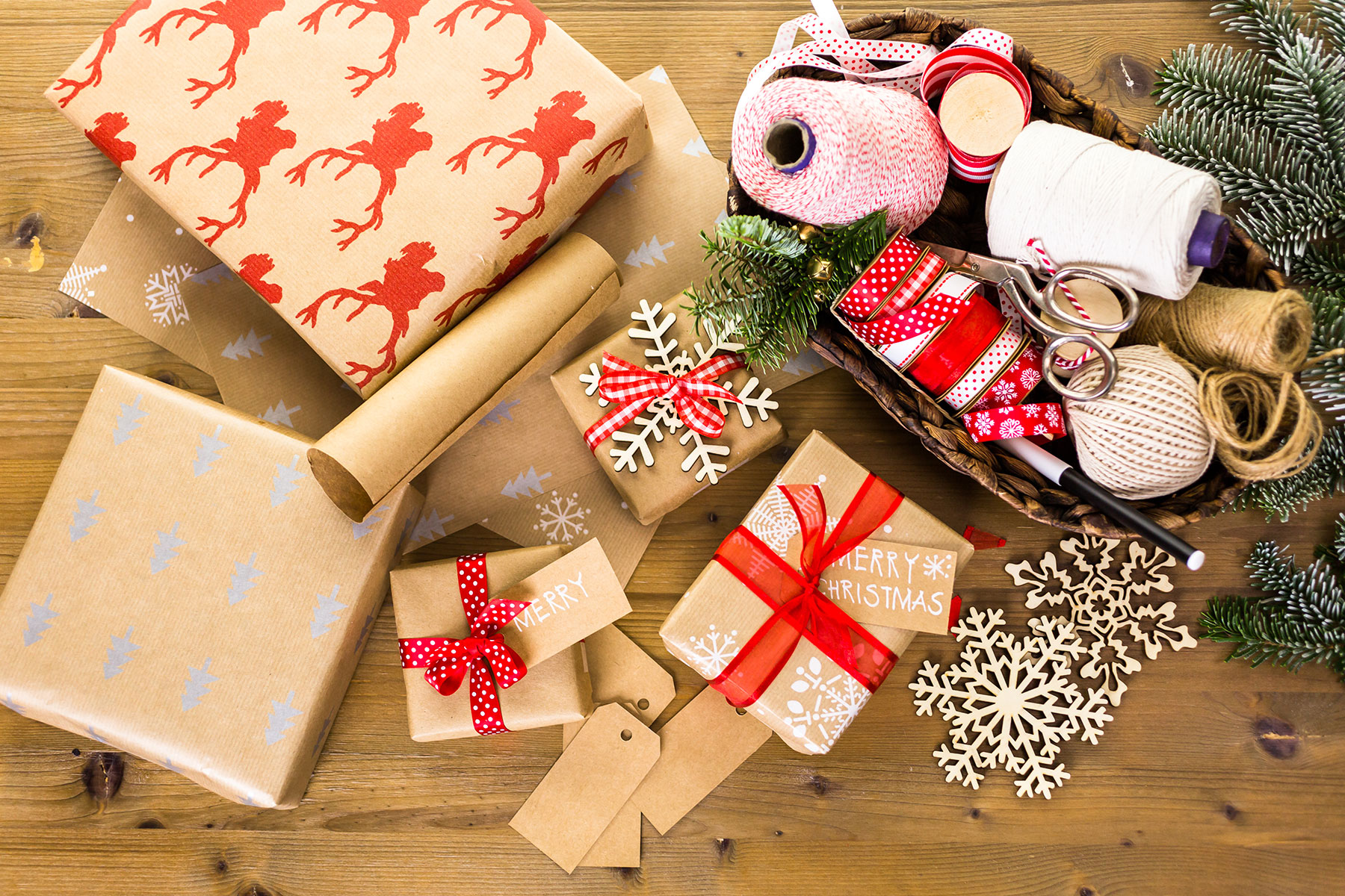 Anleitung und ideen Geschenke verpacken Weihnachten zum selbermachen und dekorieren
