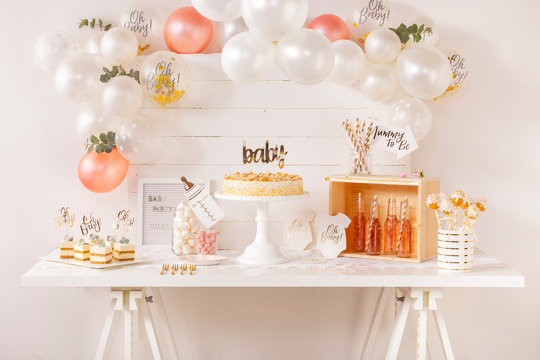 Sweet Table zur Babyparty