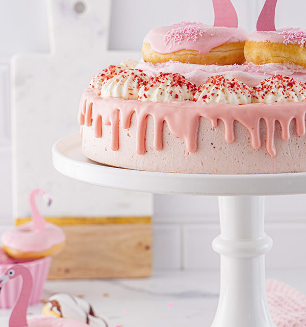 Flamingo-Torte einfach gemacht! 9
