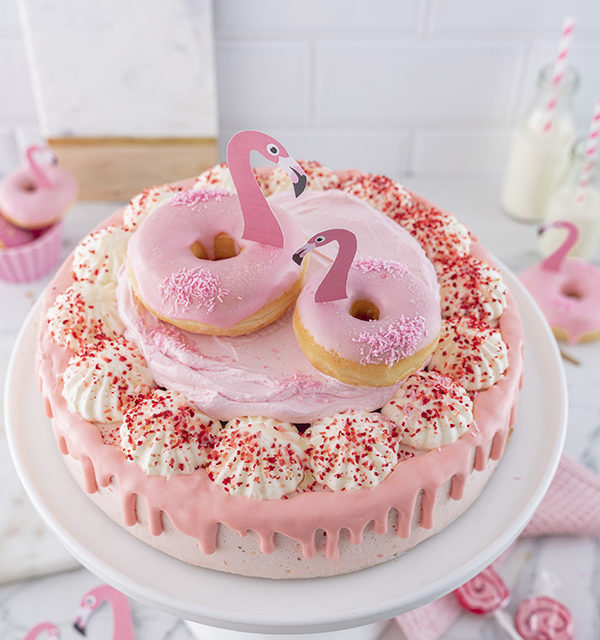 Flamingo-Torte einfach gemacht! 11