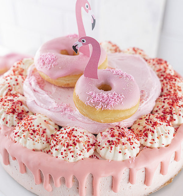 Flamingo-Torte einfach gemacht! 12