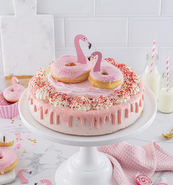 Flamingo-Torte einfach gemacht! 5