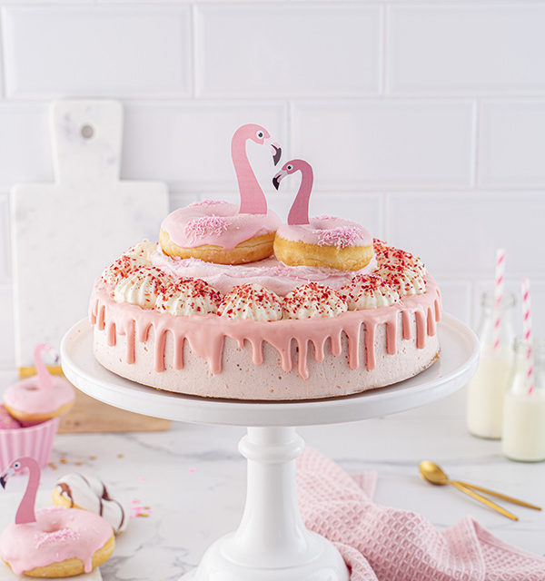 Flamingo-Torte einfach gemacht! 8