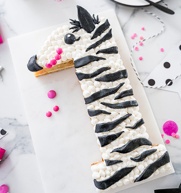Zebra-Kuchen zum 1. Geburtstag 29