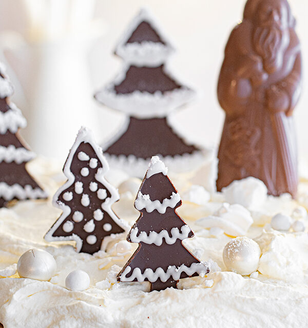 Weihnachtsmann Schokoladen-Torte 9