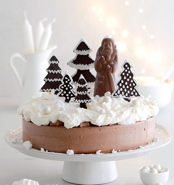 Weihnachtsmann Schokoladen-Torte 14