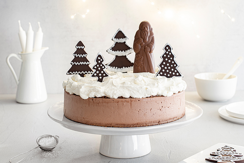 Weihnachtsmann Schokoladen-Torte 19