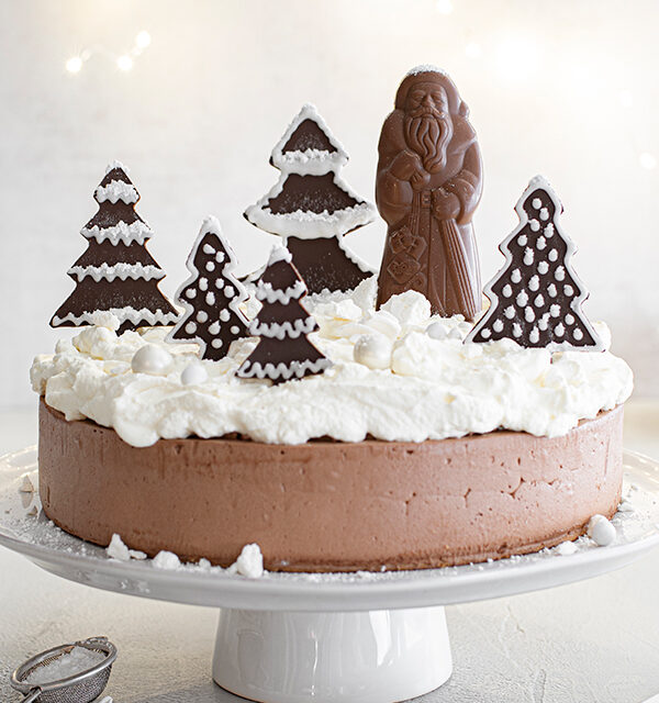 Weihnachtsmann Schokoladen-Torte 3