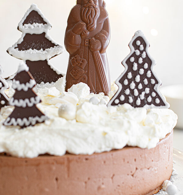 Weihnachtsmann Schokoladen-Torte 4