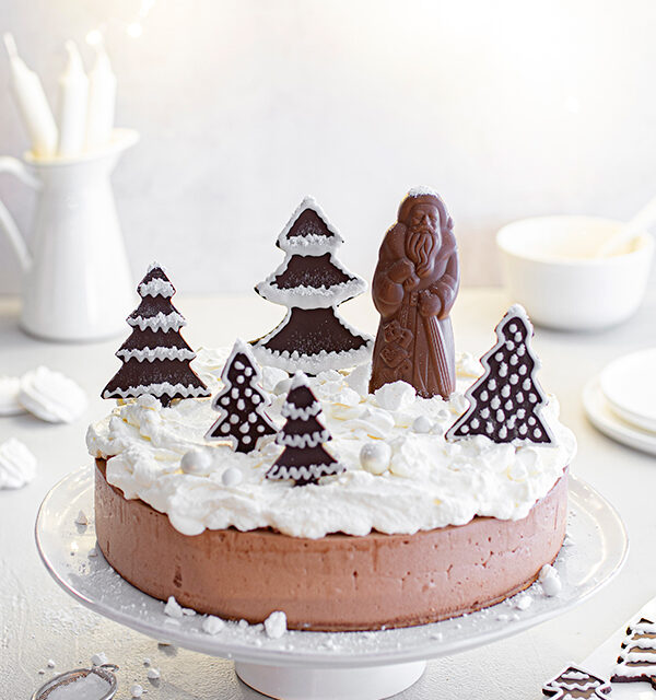 Weihnachtsmann Schokoladen-Torte 7